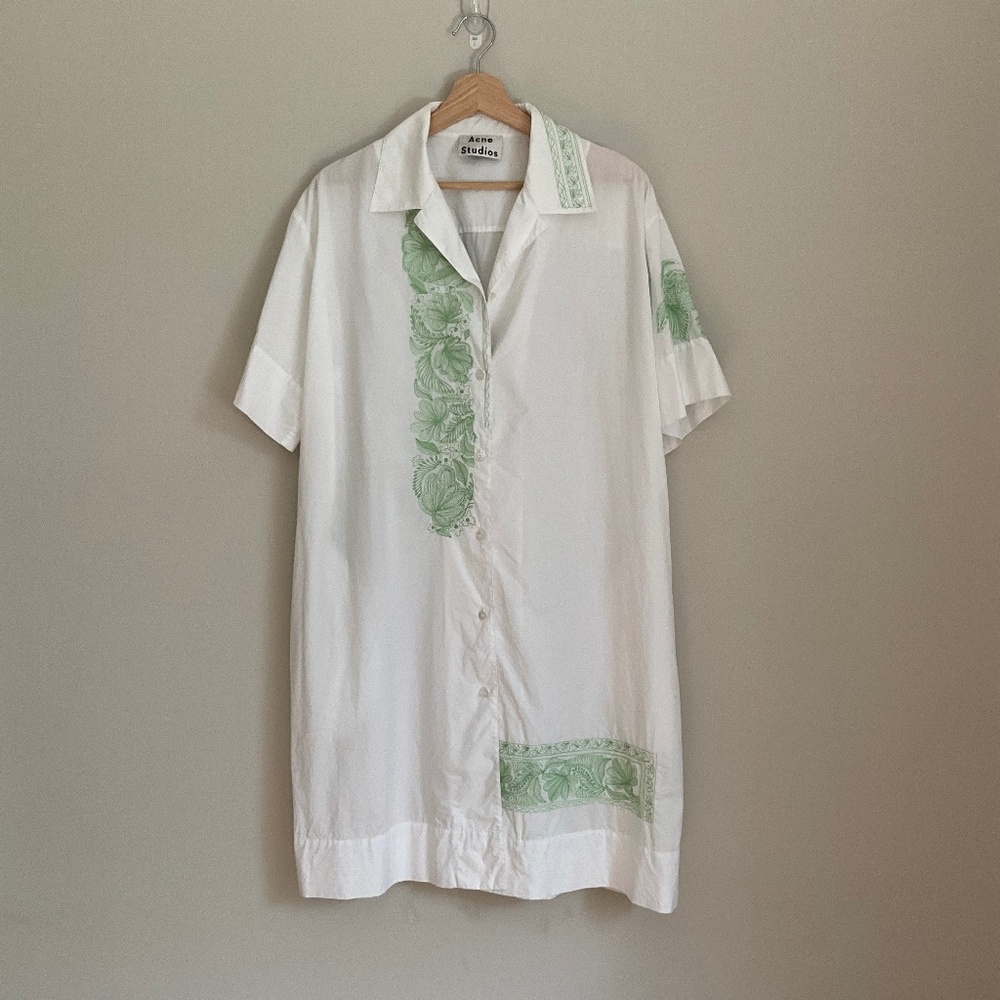 ACNE STUDIOS Jusso Pop Embroidered Dress (42)